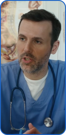 Doctor explaining weight loss breakthrough